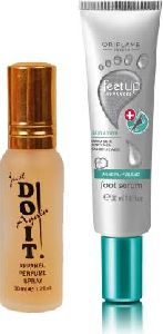Oriflame Sweden Feet Up Foot Serum with Just Do it Perfume Combo