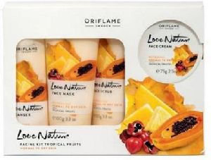 Oriflame Sweden Love Nature Facial Kit Tropical Fruits  (4 Items in the set)