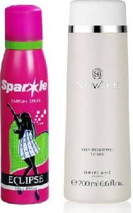 Oriflame Sweden NovAge Skin Renewing Toner with Sparkle Perfume Combo