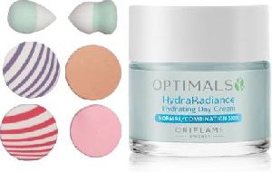 Oriflame Sweden Optimals Hydra Radiance Hydrating Day Cream with Sponge Combo