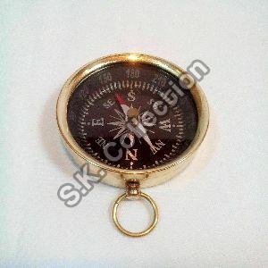 NAUTICAL MARITIME VINTAGE STYLE BRASS POCKET COMPASS KEY CHAIN COLLETIBLE GIFT