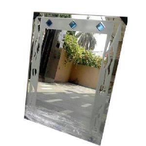 designer glass mirror