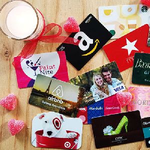 Rectangular Multicolor Gift Cards