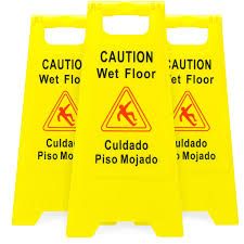 Cautionary Signs Floor Stand