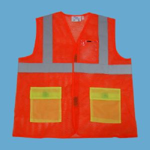 Polyester Net Construction Safety Reflective Vest
