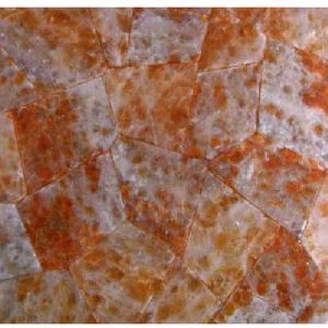 Orange Calcite Stone Slab