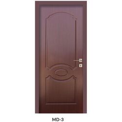 teak wooden door