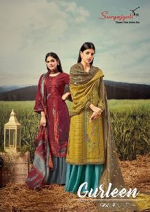 Gurleen Vol 4 Unstitched Suit