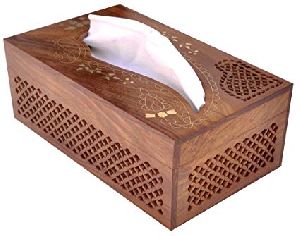 Wooden Enamel Tissue Boxes