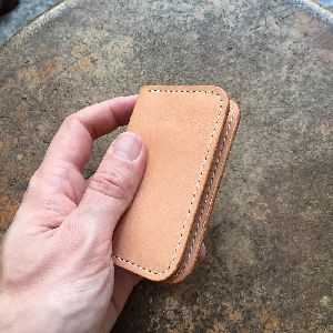 Finished Leather Card Holder