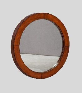 Leather Covered Mirror