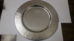 Half Hammared Charger Plate