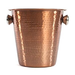 Copper Hammared  Bucket