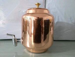 Plain Copper Water Dispenser