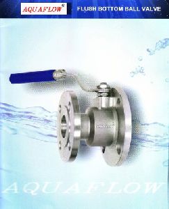 SS Aquaflow Flush Bottom Ball Valve