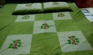 Cotton Embroidery Bedsheet