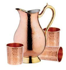 IAC-752WG Stainless Steel & Copper Jug Set