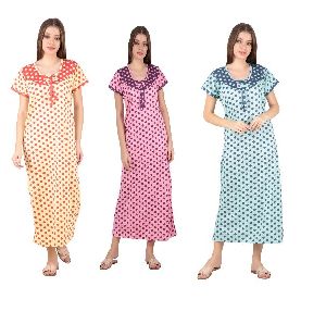 Dot Printed Nighty