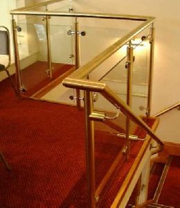 brass handrail