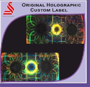 Holographic Custom Label