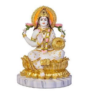 Marble Laxmi Maa Statue