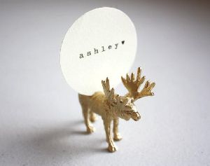 Deer Shaped Card Holder