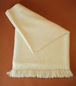 Natural White Merino Wool Stole
