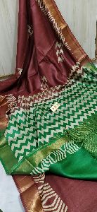 Pure Tussar Silk Sarees