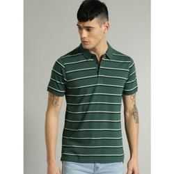 Striped Collar T Shirts