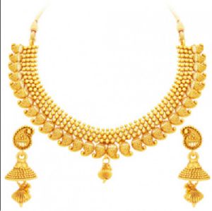 Gold Plated Necklace Set