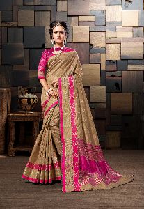 Women Saree With Blouse Piece