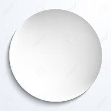 Round White Paper Plates