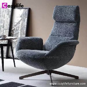 Modern living room swivel lounge chair