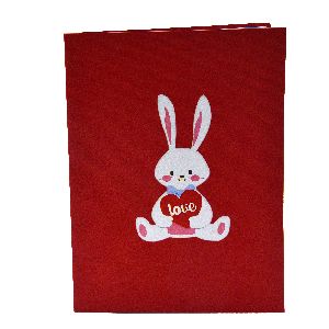 Bunny Love Greeting Card For Anniversary