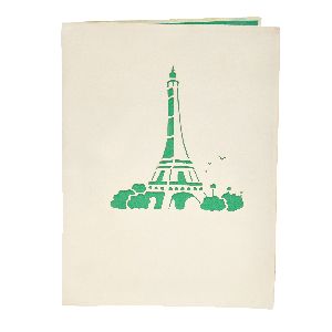 Couple in Paris Greeting Card For First Date