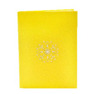 Diwali Pop Up Greeting Card - Yellow