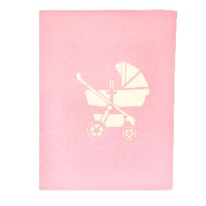 Greeting Card For Girl Baby Shower