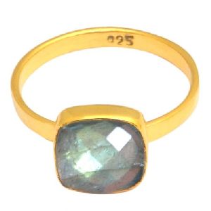 Labradorite gold Vermeil Bezel Set Gemstone Rings