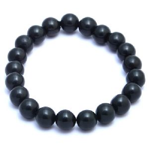 Lucky Black Onyx Bead Bracelet