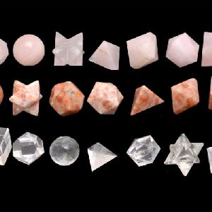 Sunstone Seven Chakra Stone Sacred Geometry Set