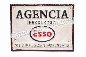 ESSO Agencia Wall Plaque