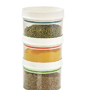 CRYSTAL FOOD CONTAINER COMBO WITH STAND