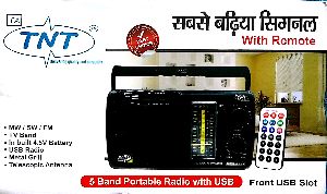 Rechargeable Radio with Speaker, Usb, Fm, Aux, Bt
