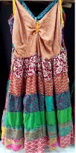 Old Sari Fabric Dress