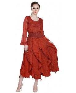 Long Sleeve Casual Corset Style Dress