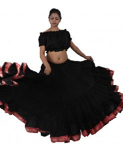 Tribal style belly dancers border skirt