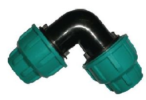 PP Compression Pipe Elbow