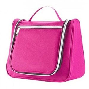 Premium quality travel toiletry bag with handle - Pink TO_bag_Pink