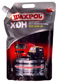 XDH Heavy Duty Multi Grade Motor Oil SAE 20W-40: (API CF/SE)