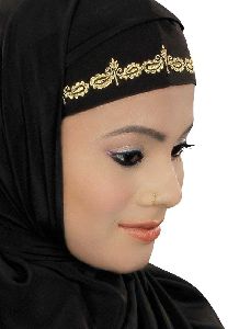 Black color Designer Kashibo Hijab